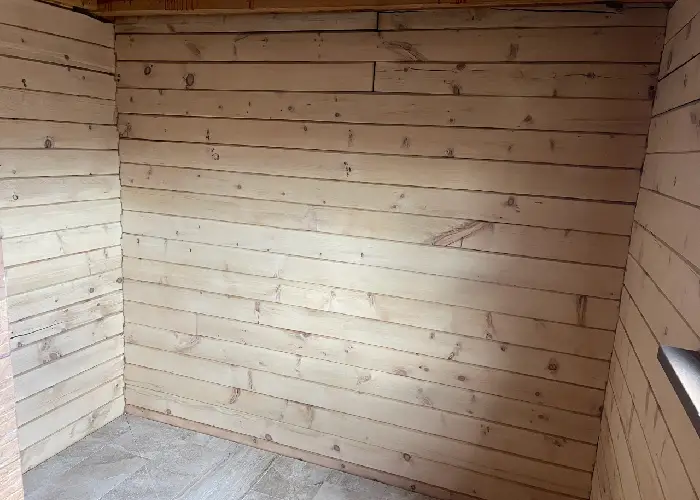 Покраска сруба